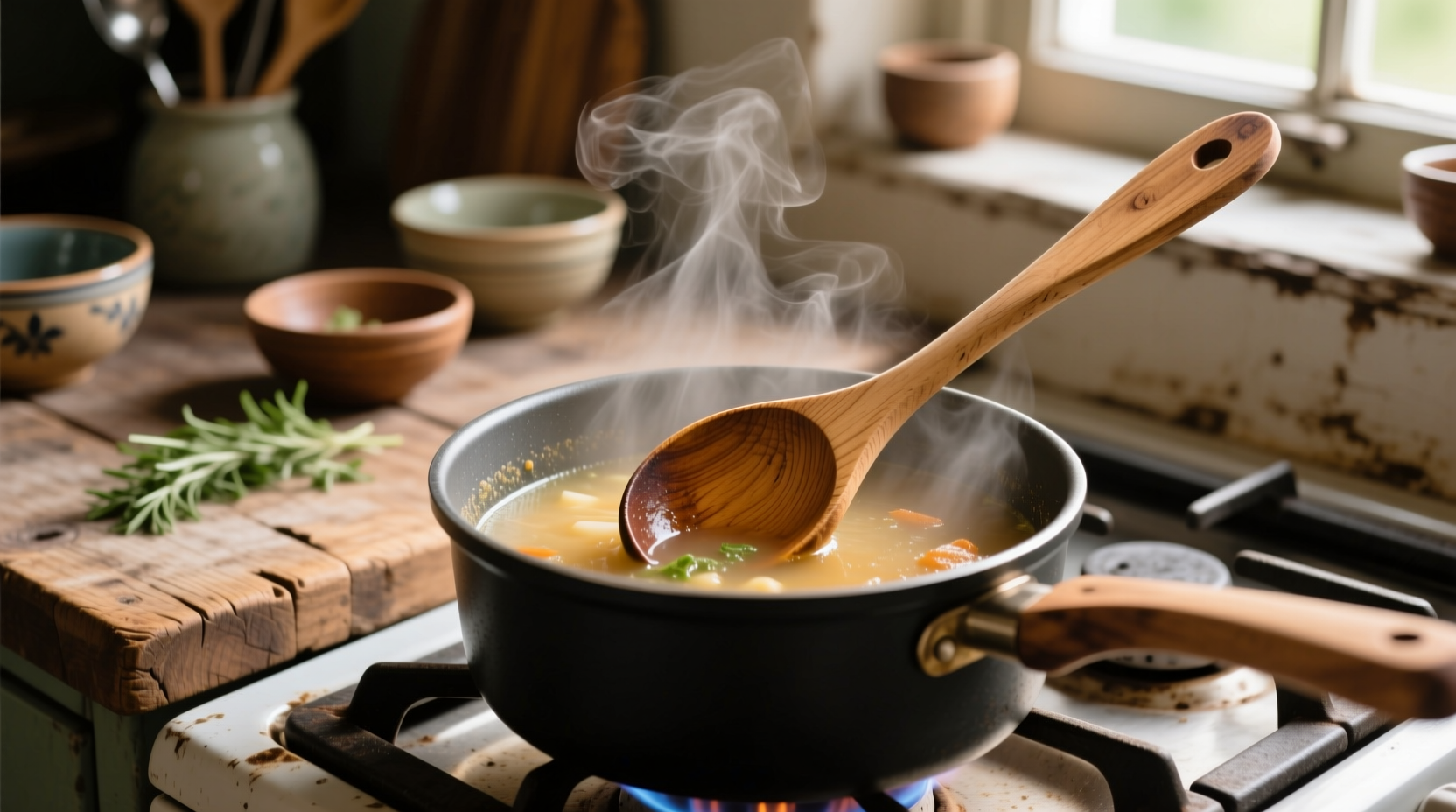 is it safe to cook with wooden spoons