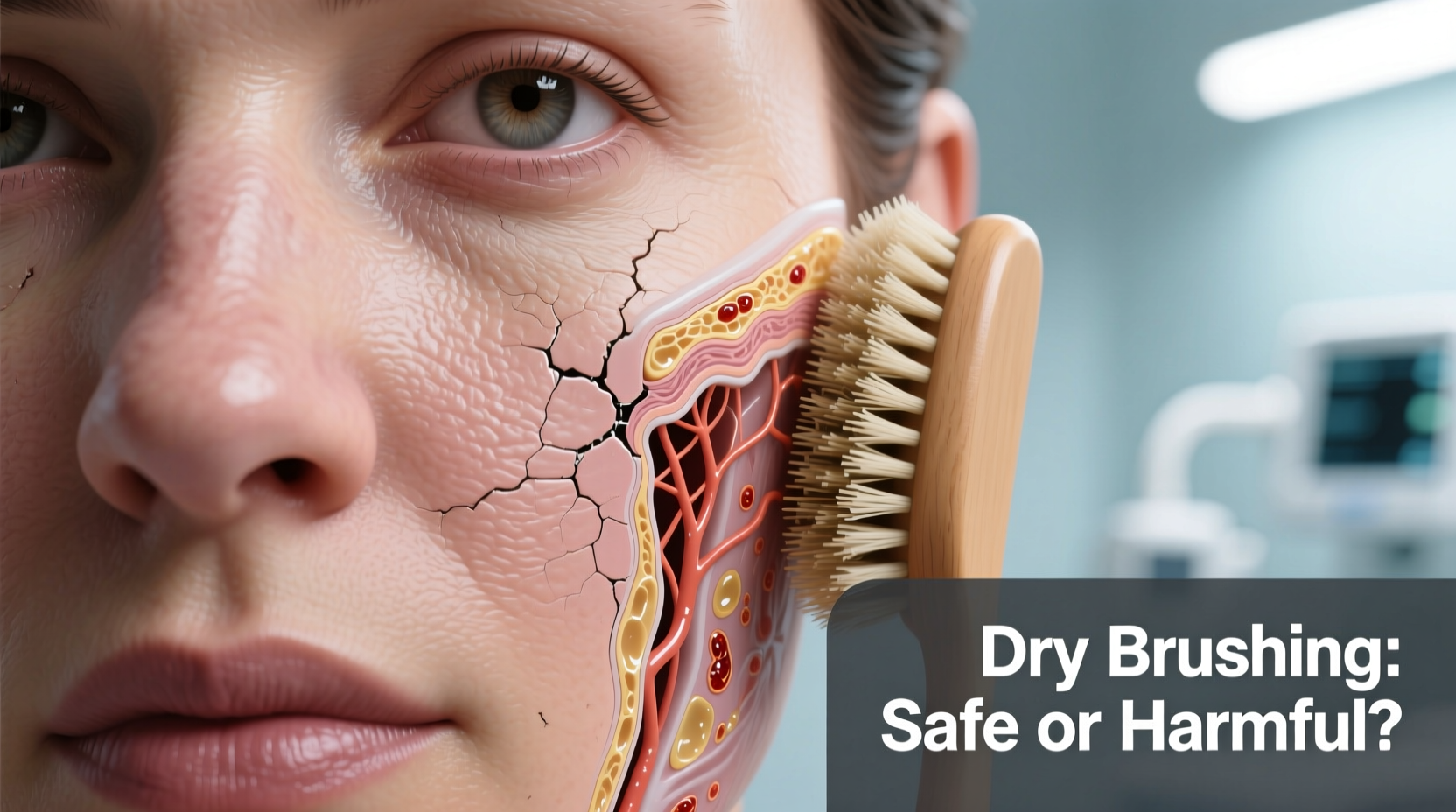 is dry brushing your face safe or does it cause micro tears over time