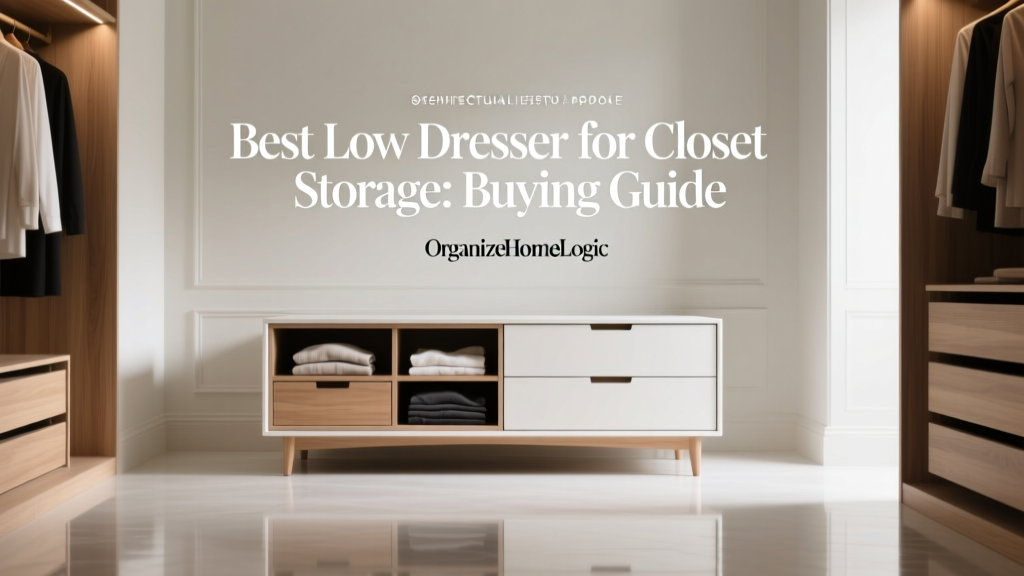 Best Low Dresser for Closet Storage: Buying Guide