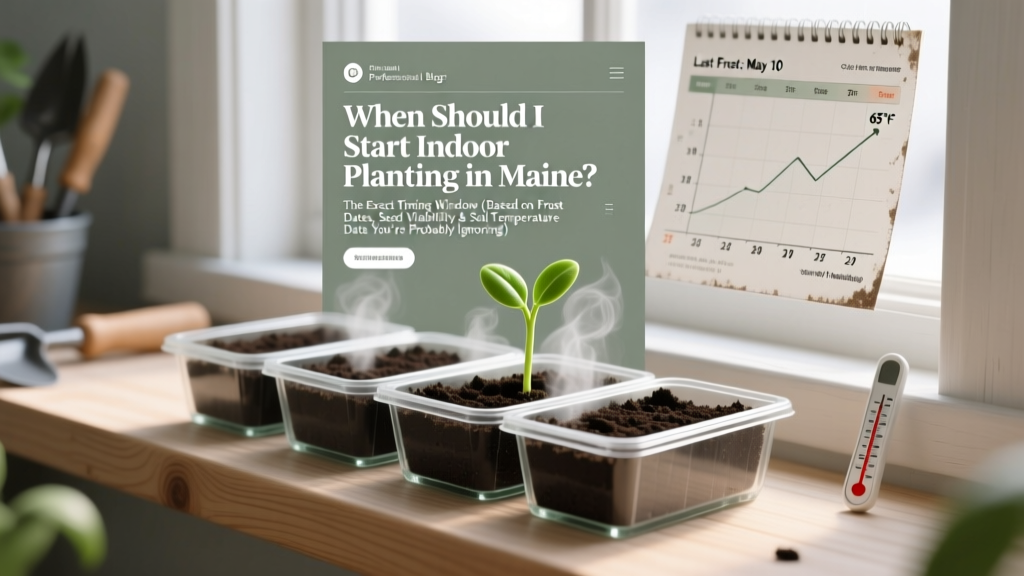 When to Start Indoor Planting in Maine (2026)