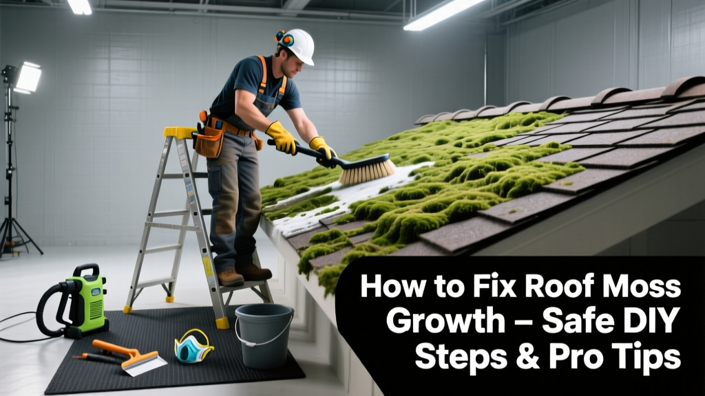 How to Fix Roof Moss Growth: Safe DIY Steps & Pro Tips