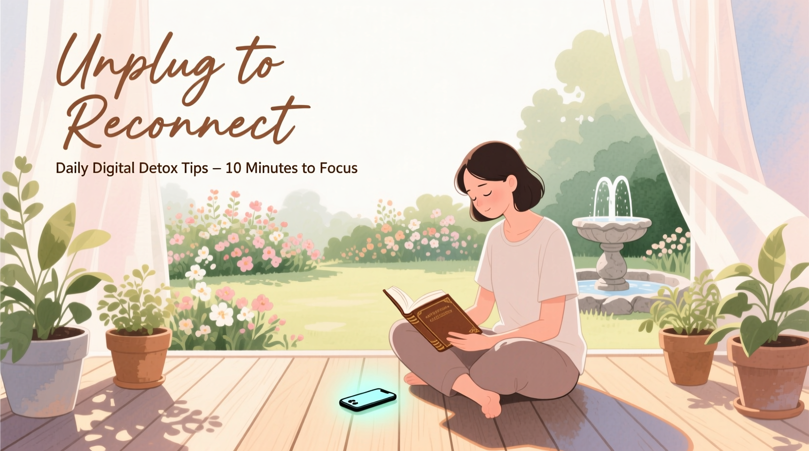 digital detox strategies to reduce screen time and improve focus