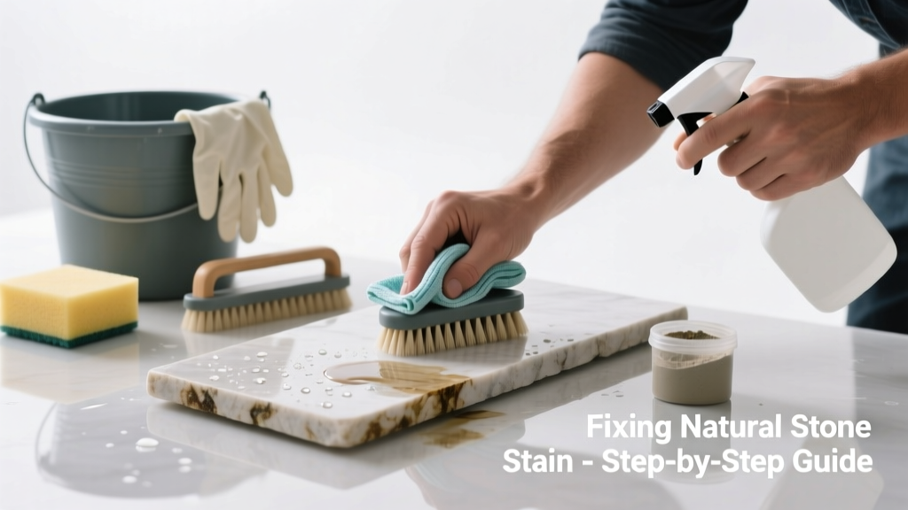 Fixing Natural Stone Stain That Isn’t Working Properly