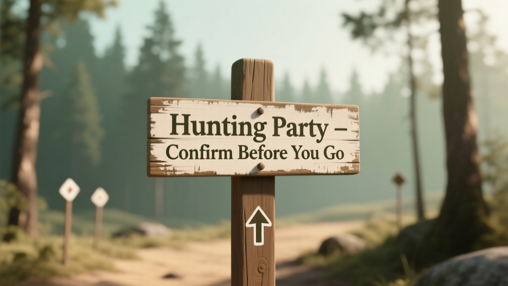 Hunting Party Date 2026: How to Confirm Before Booking