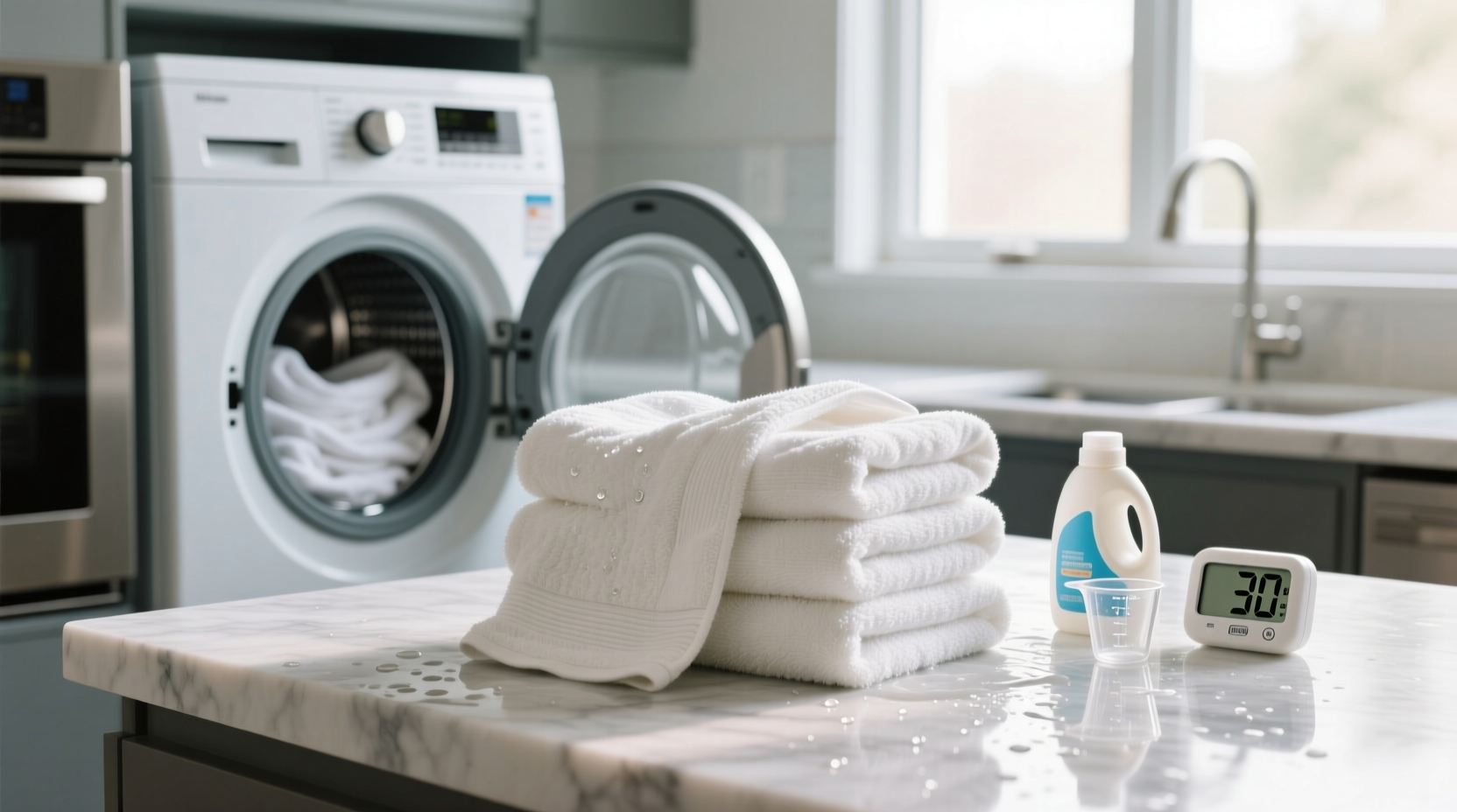 how to wash towels