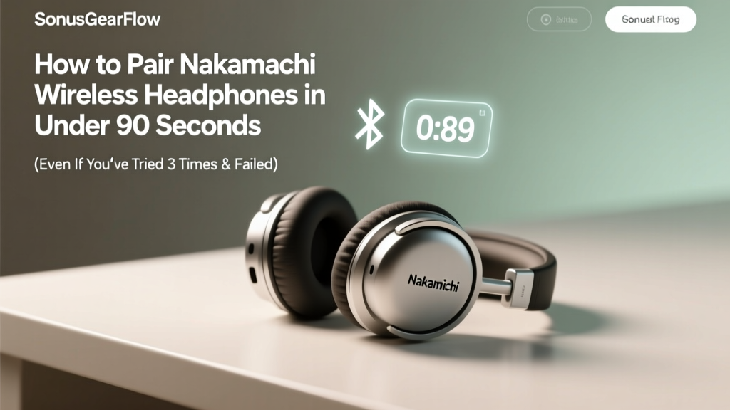 How to Pair Nakamichi Wireless Headphones (2026)
