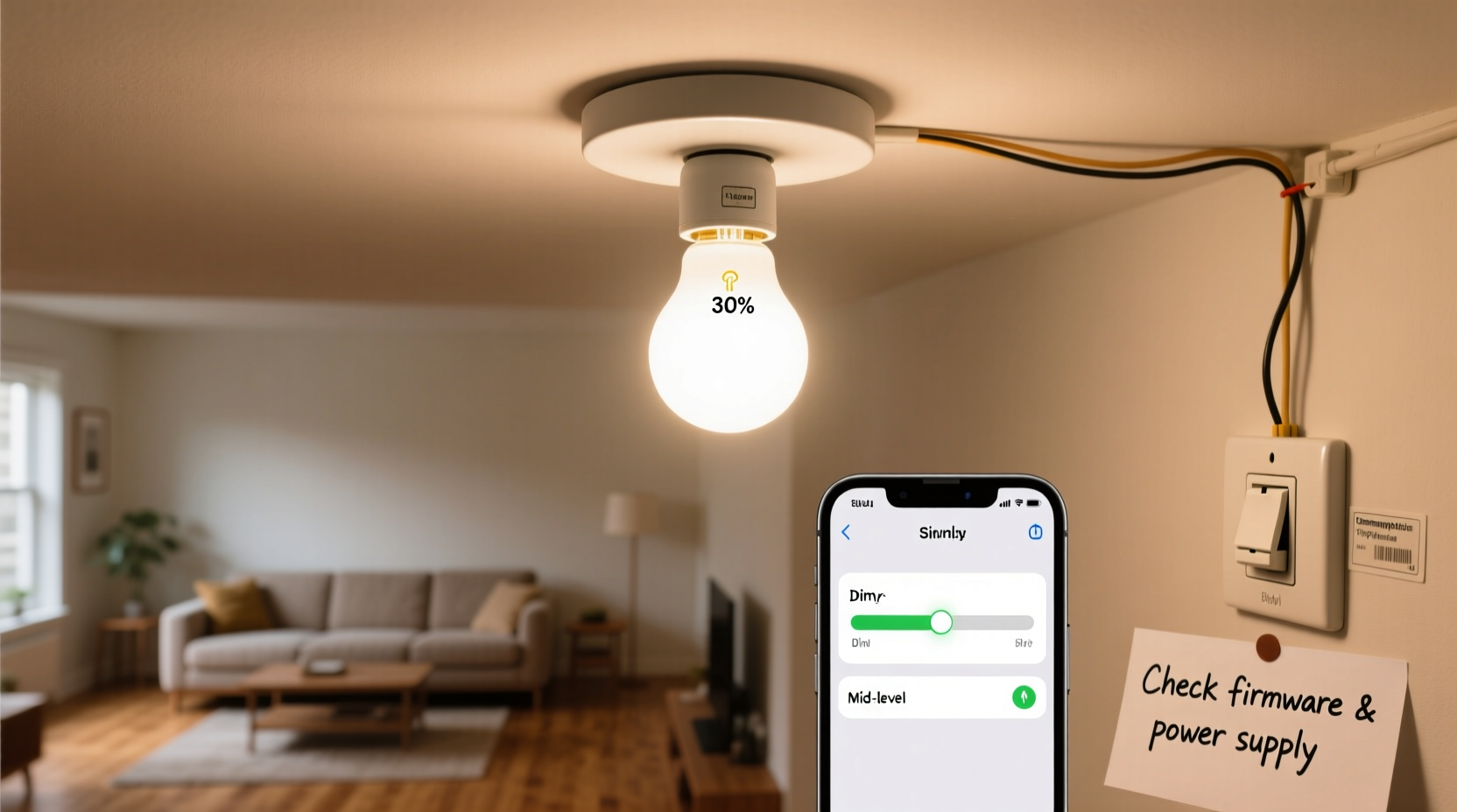 why is my smart bulb flickering when dimmed easy diagnostic steps