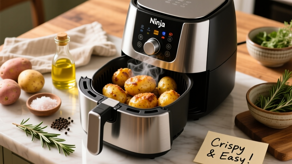 How to Air Fry Baked Potatoes in a Ninja Air Fryer