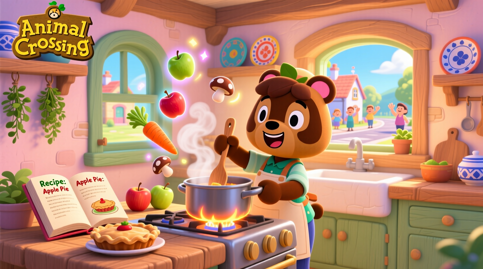 how to cook in animal crossing