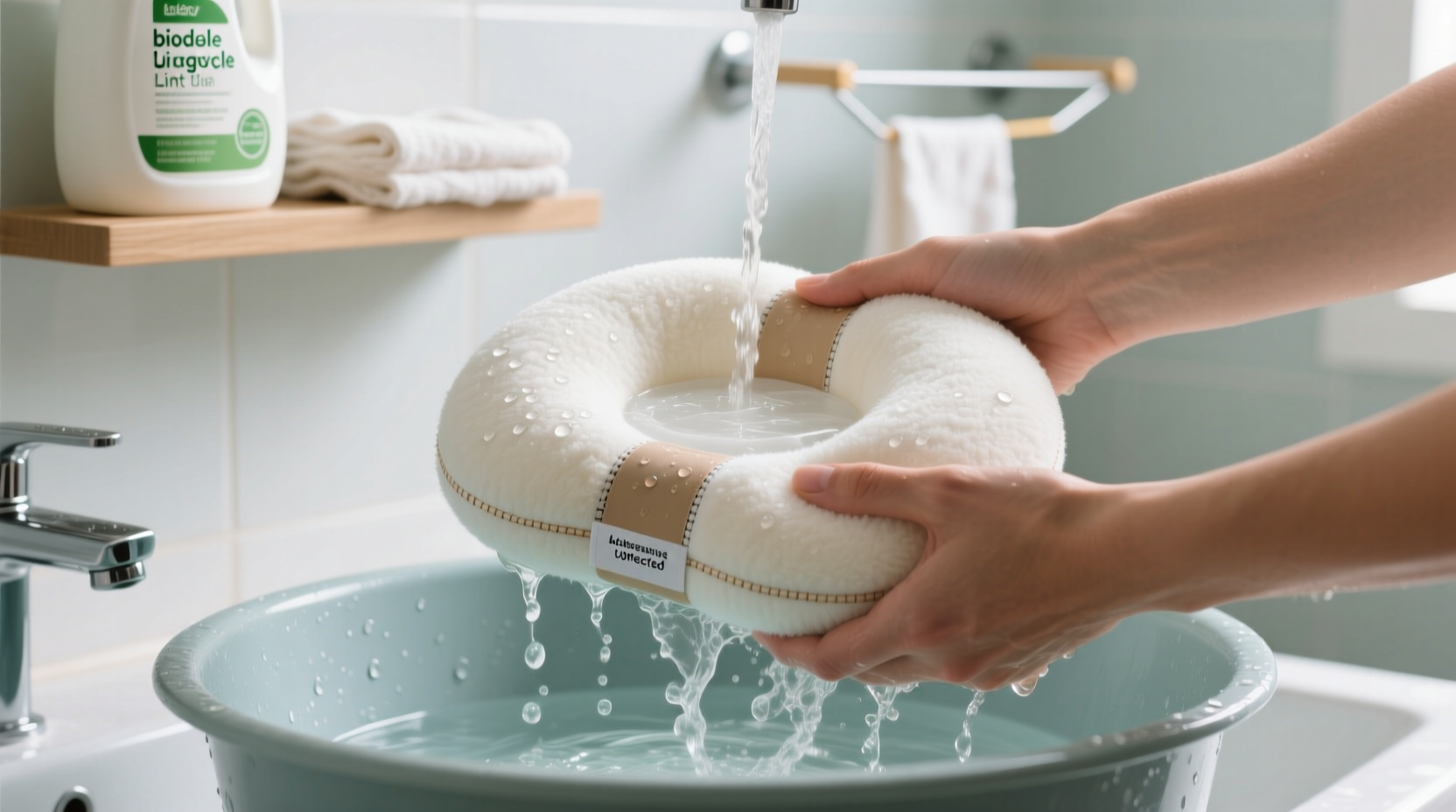 can you wash a vr headset face cushion safely