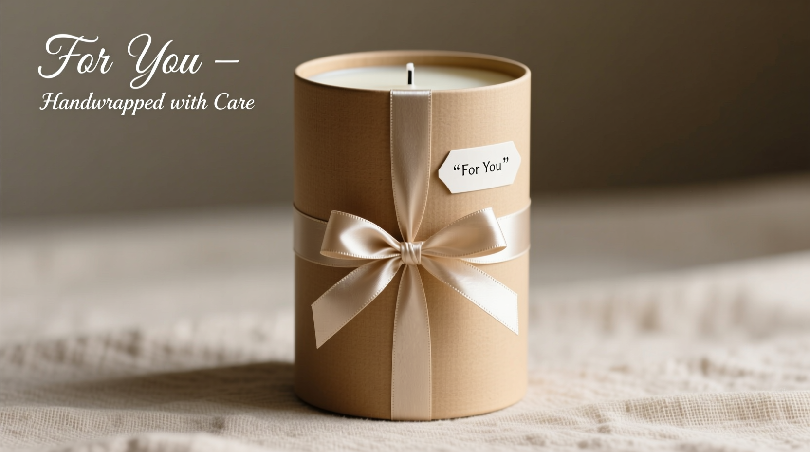 how to wrap a cylinder gift without it looking messy