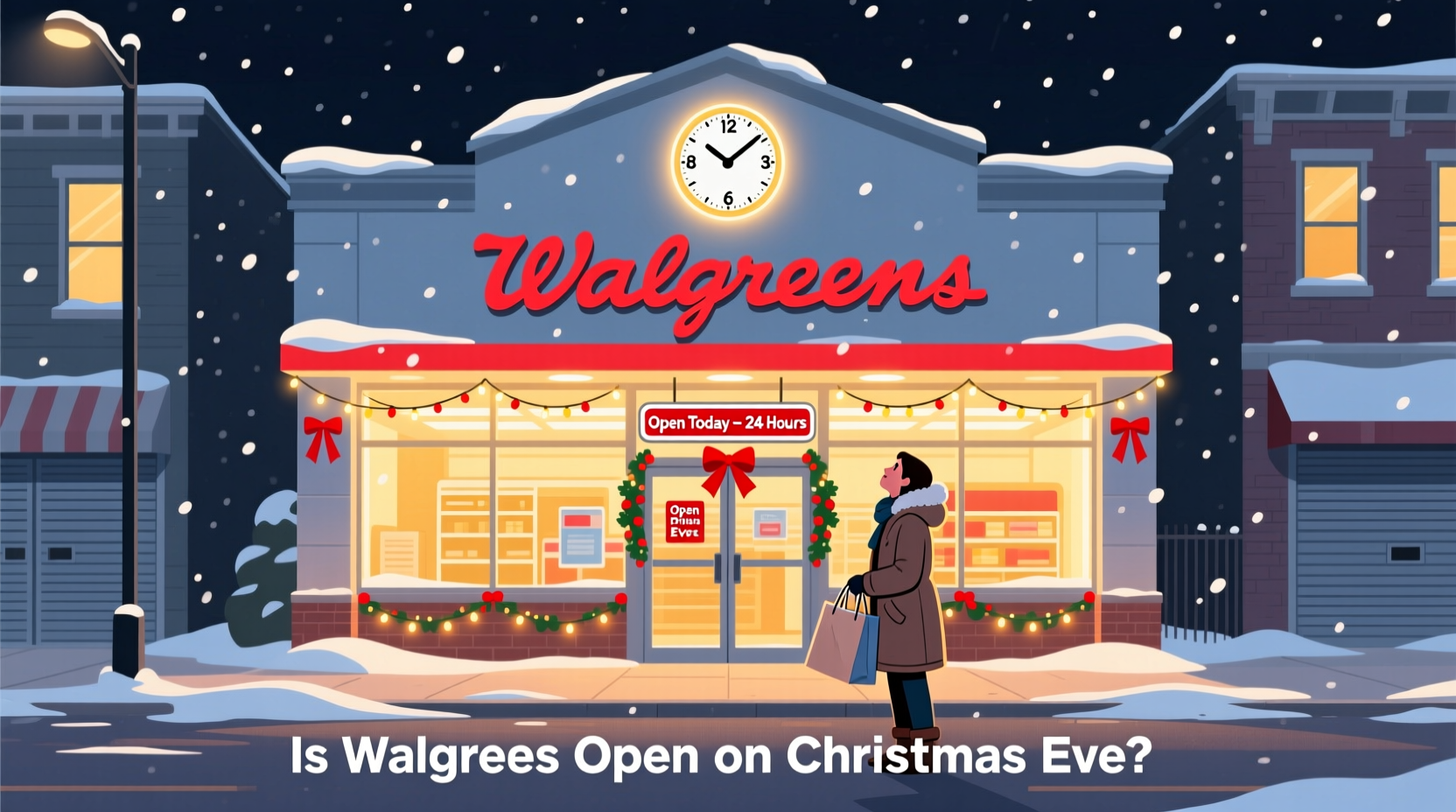 is walgreens open on christmas eve