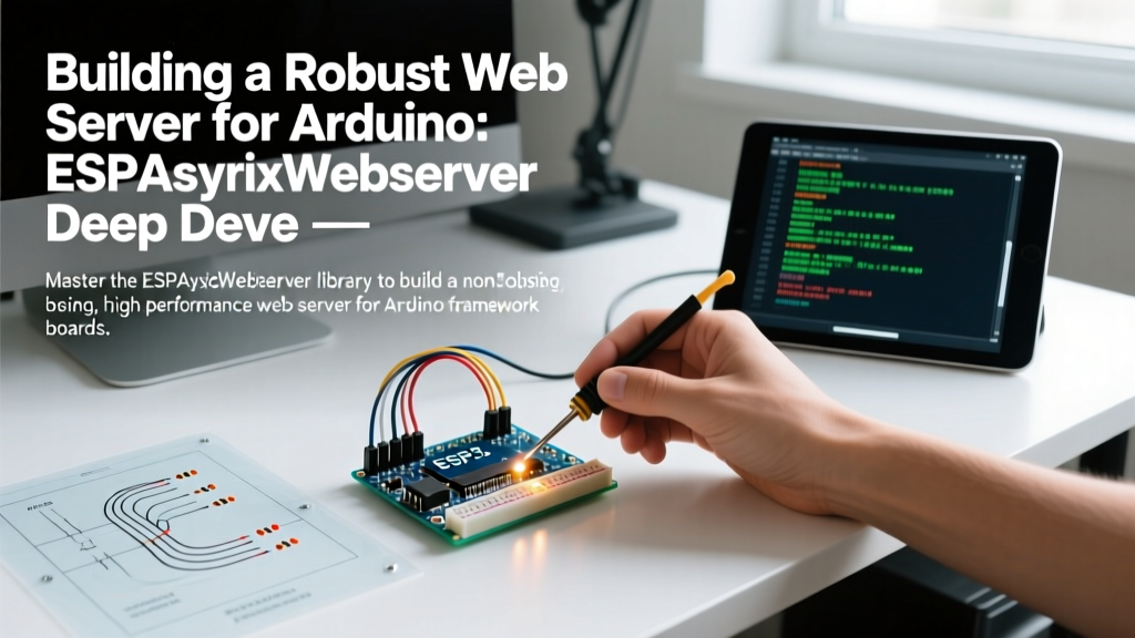 Building a Robust Web Server for Arduino: ESPAsyncWebServer Deep Dive