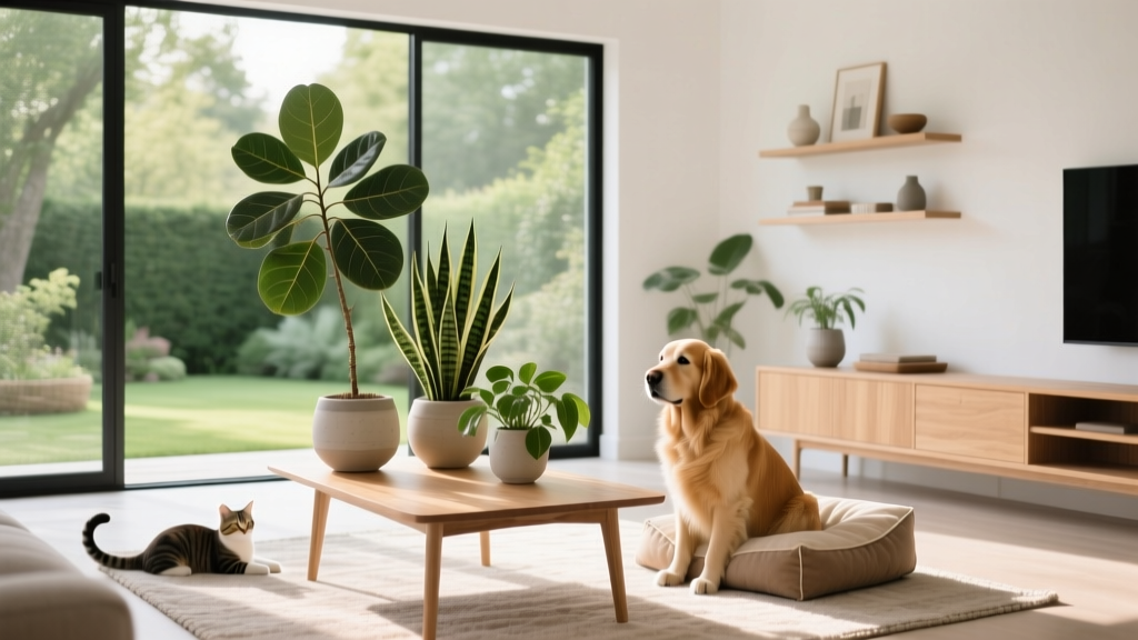 How to Keep Pets Away from Indoor Plants Dropping Leaves
