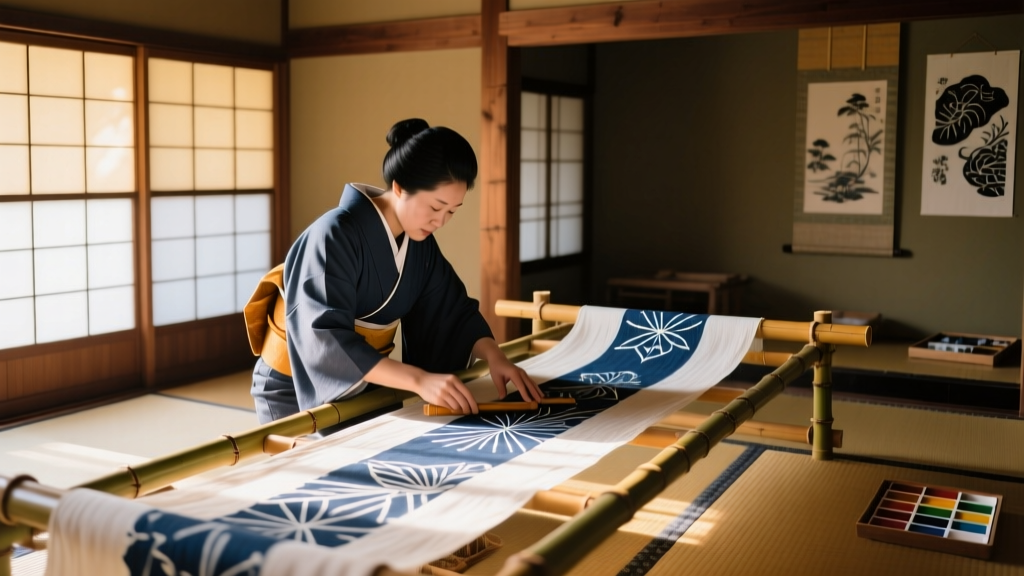 Mastering Kyo Yuzen: Inside Kyoto's Silk Dyeing Workshops