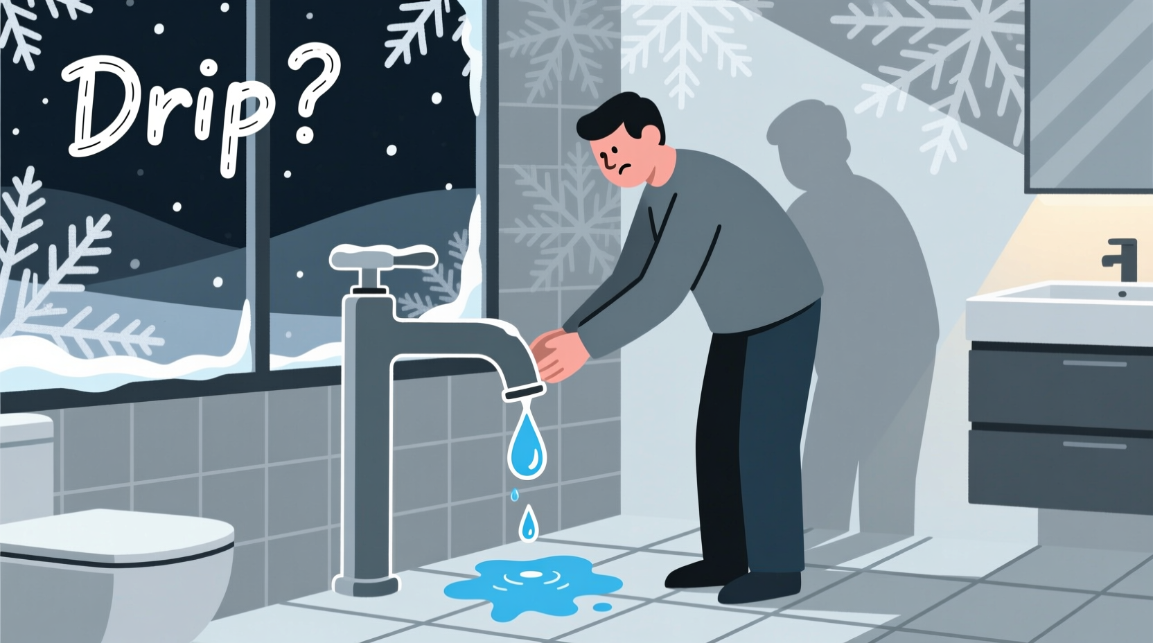 you re letting your faucets drip wrong in winter