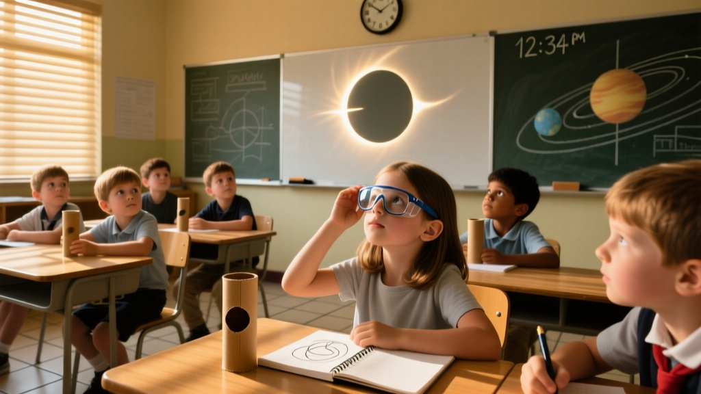 Understanding Solar Eclipses: Science, Safety, and Classroom Learning for Children Ages 5–12