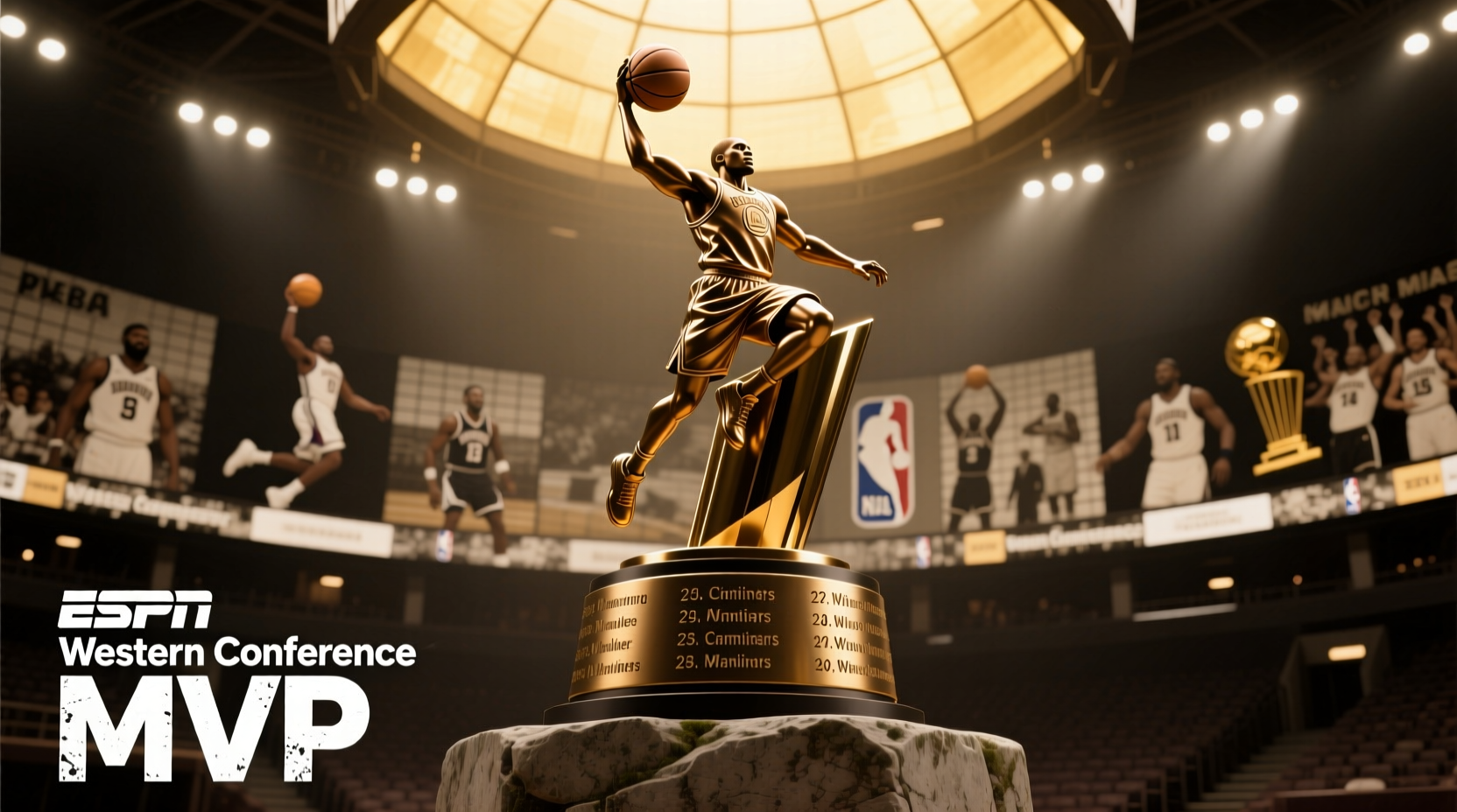 western conference mvp trophy