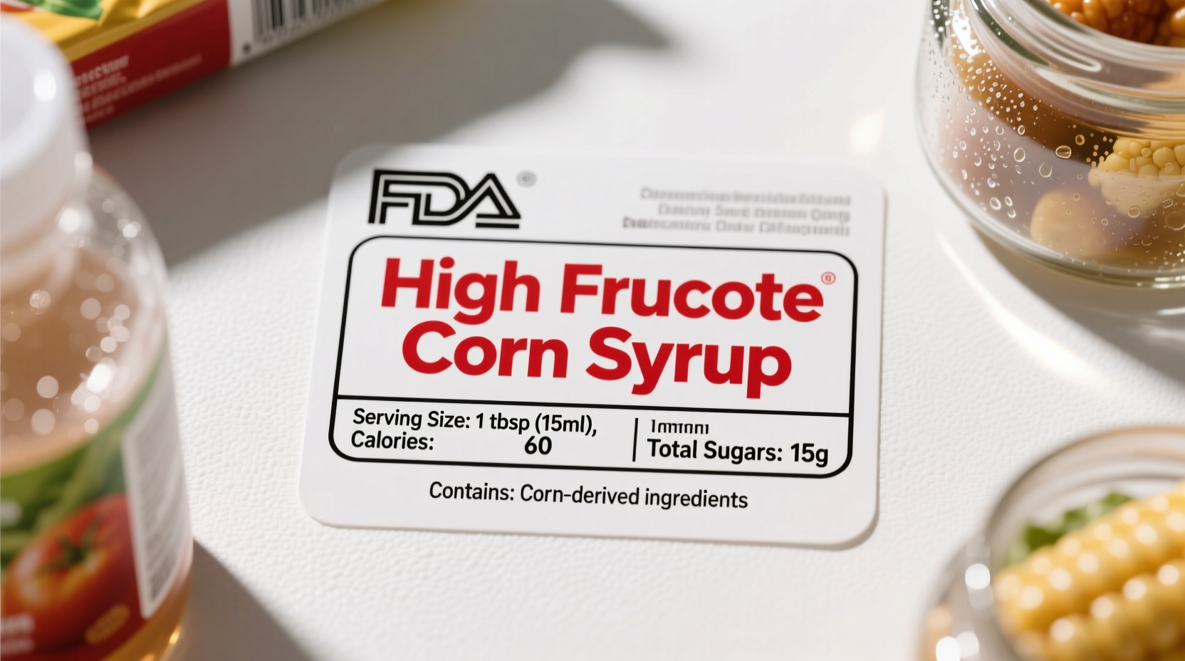 High fructose corn syrup ingredient label examples