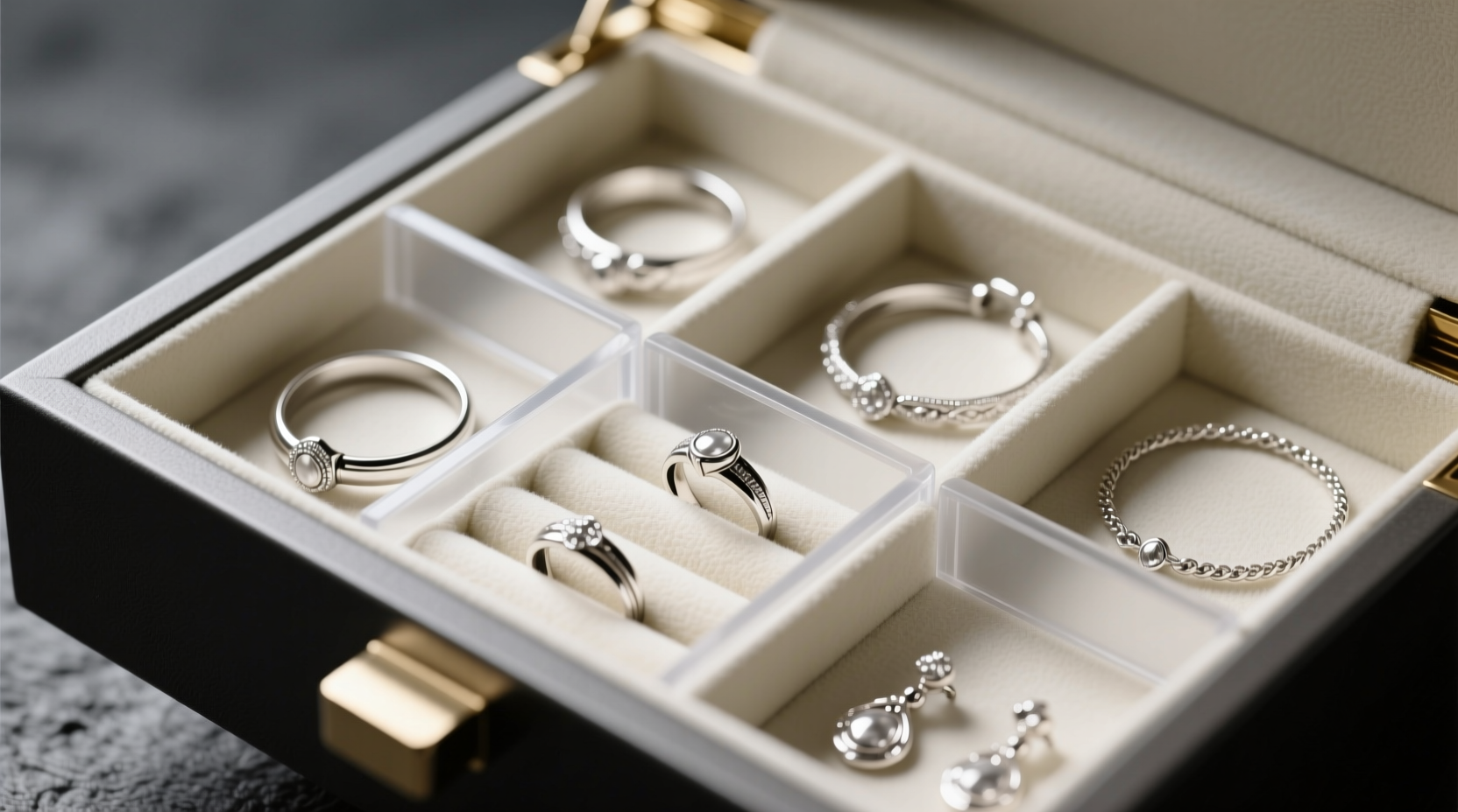 felt drawer dividers silver jewelry safe or risky