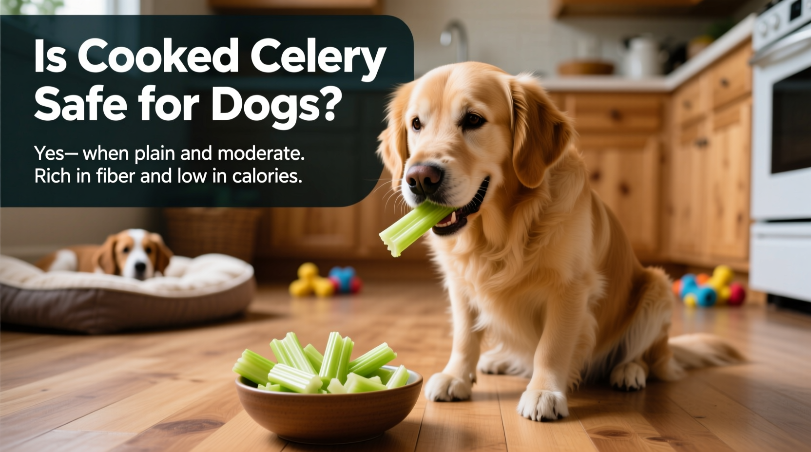 is cooked celery safe for dogs to eat