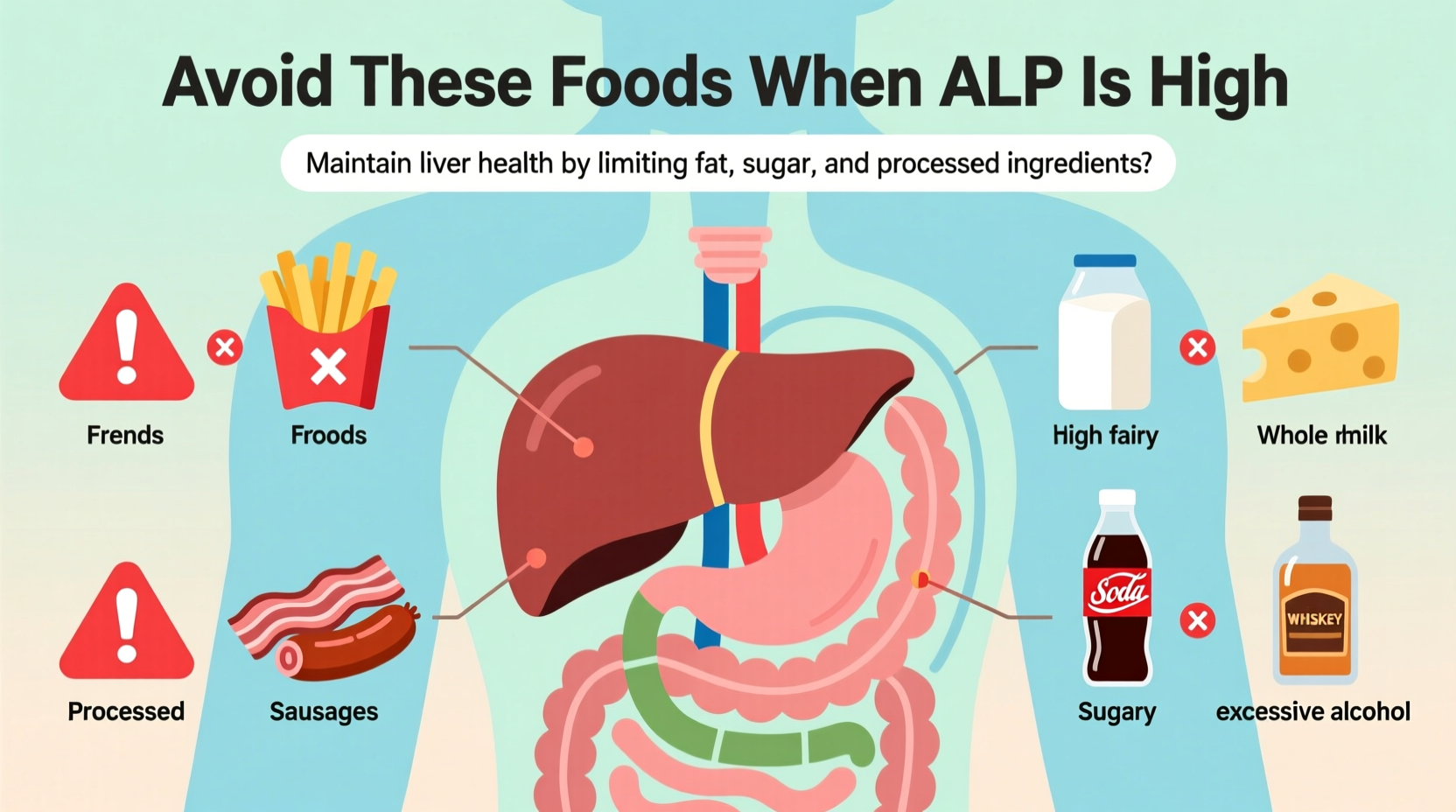 what foods to avoid if alkaline phosphatase is high