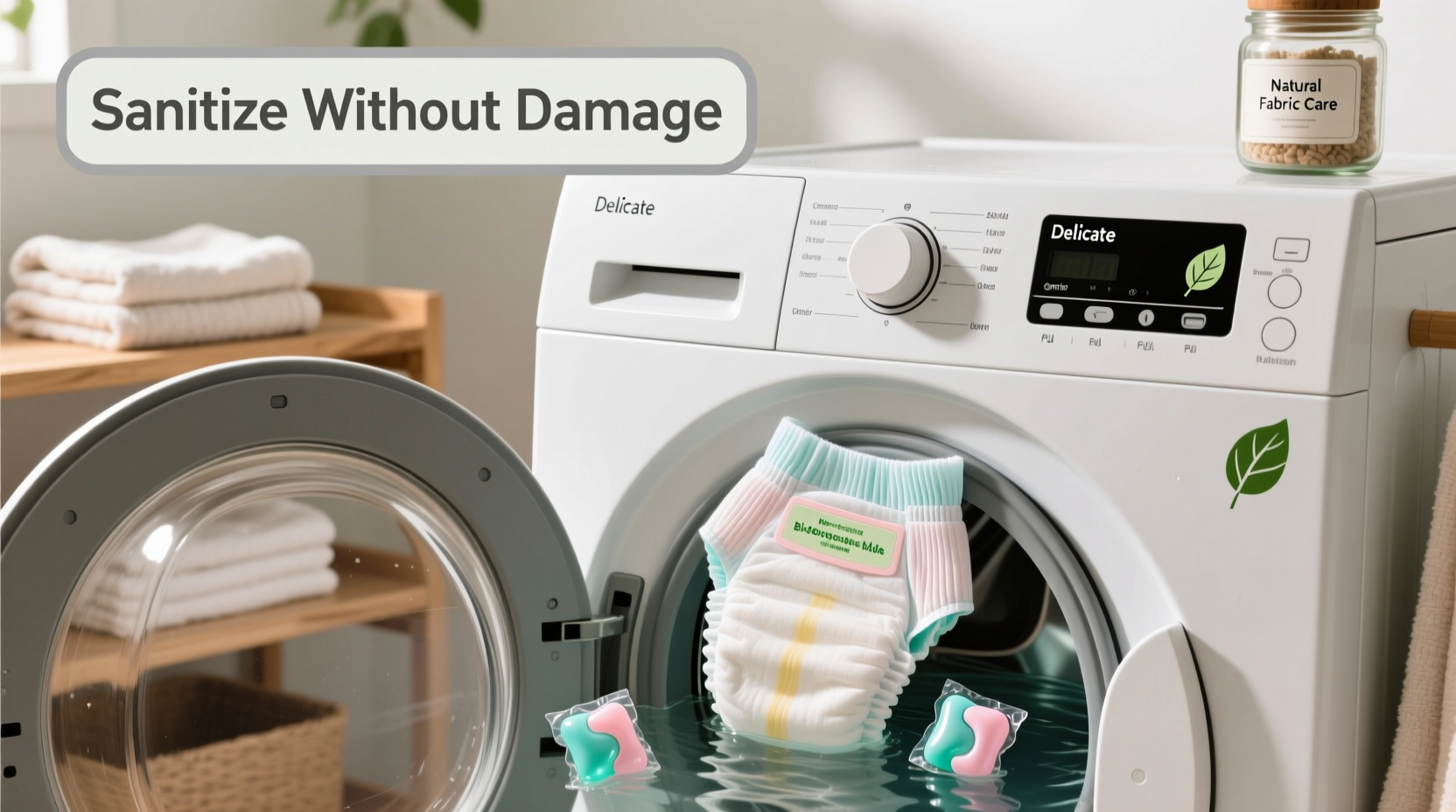eco friendly cloth diaper sanitizing