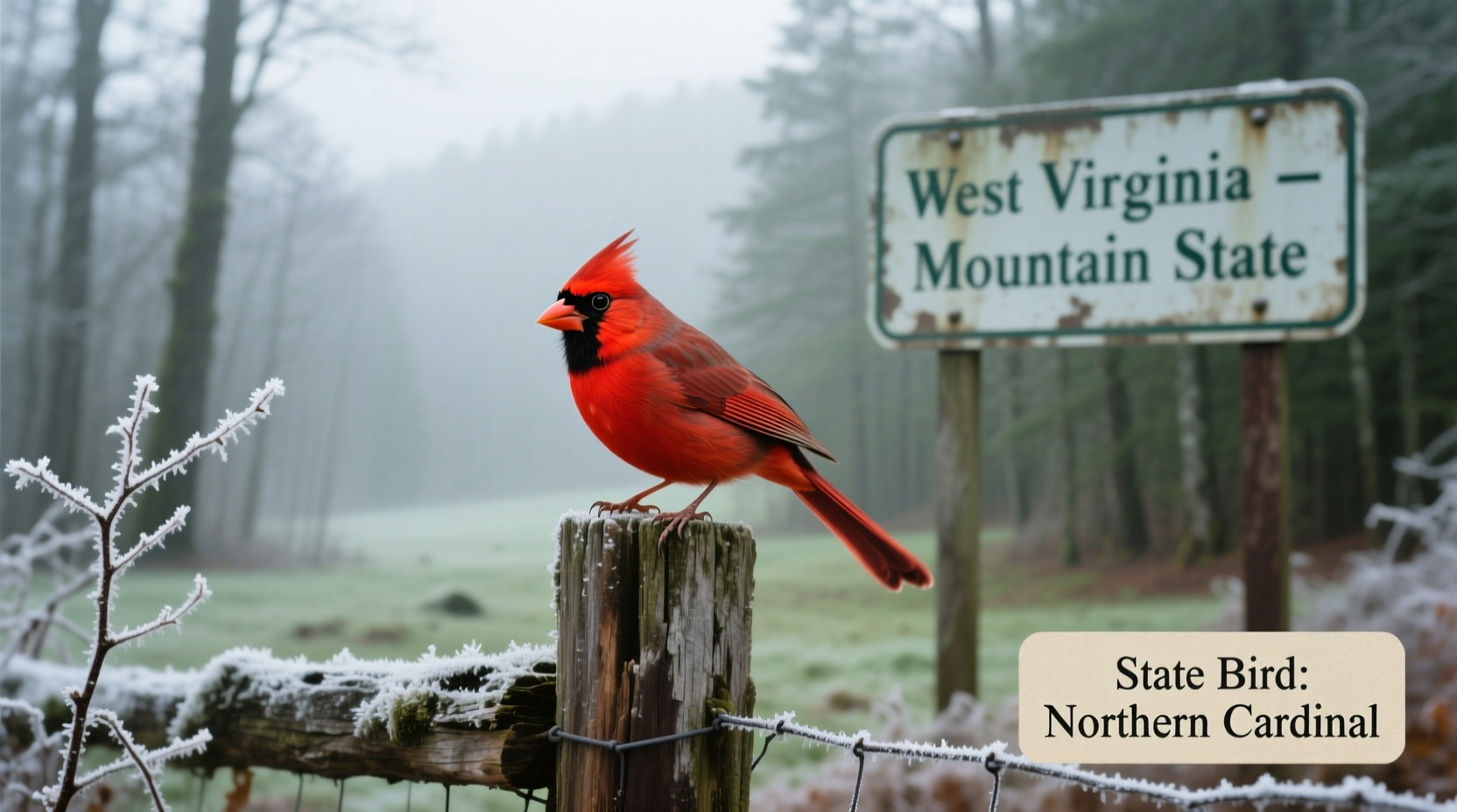 what is the west virginia state bird