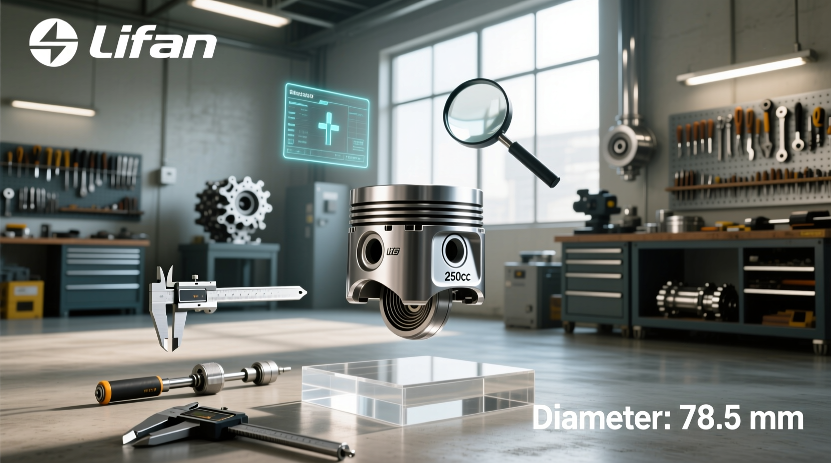 How to Choose Lifan 250cc Piston, What Is the Diameter of a 250cc Piston?