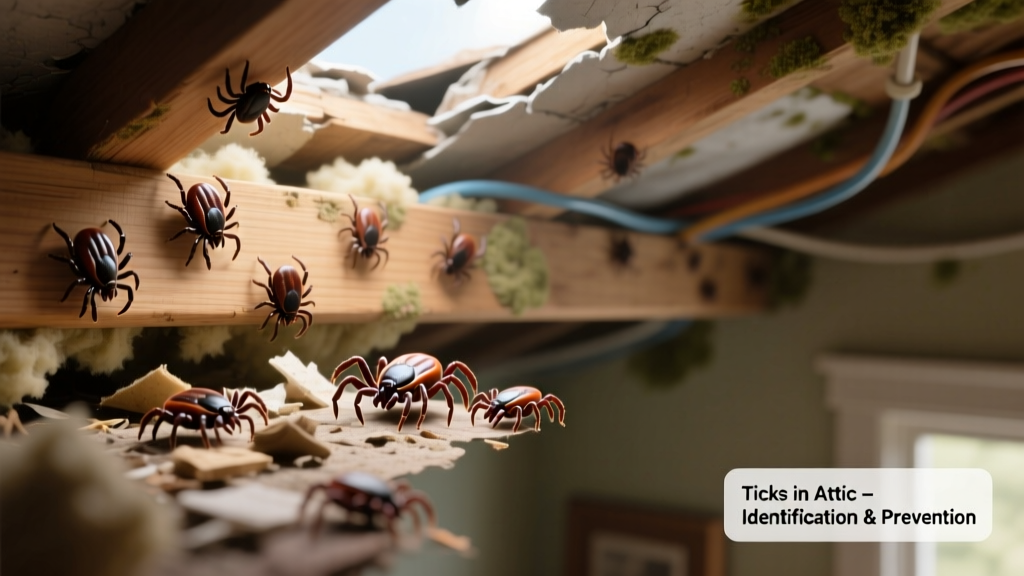 Ticks in Attic: Identification, Treatment & Prevention