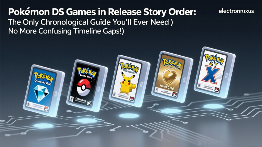 Pokémon DS Games in Release Story Order: The Only Chronological Guide You’ll Ever Need (No More Confusing Timeline Gaps!)
