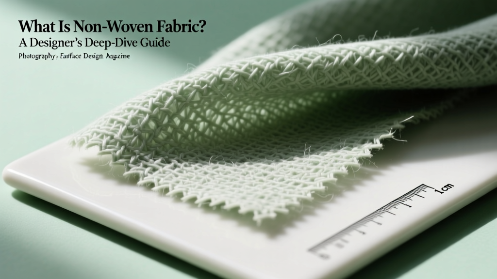 What Is Non Woven Fabric? A Designer’s Deep-Dive Guide