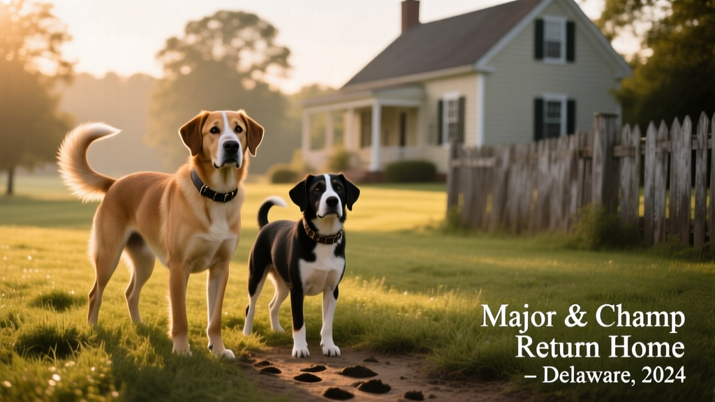 President Joe Biden’s Dogs Major and Champ Temporarily Return to Delaware After ‘Biting Incident’