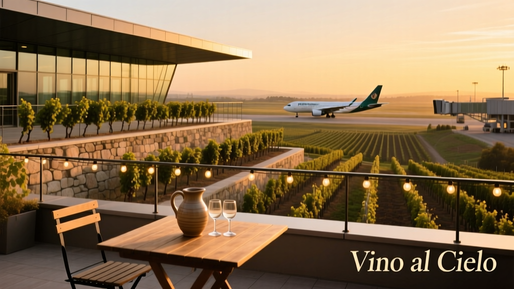 Italy’s Airport Rooftop Vineyard: How Fiumicino’s Leonardo da Vinci Airport Grew Wine 30 Meters Above Runway 25R