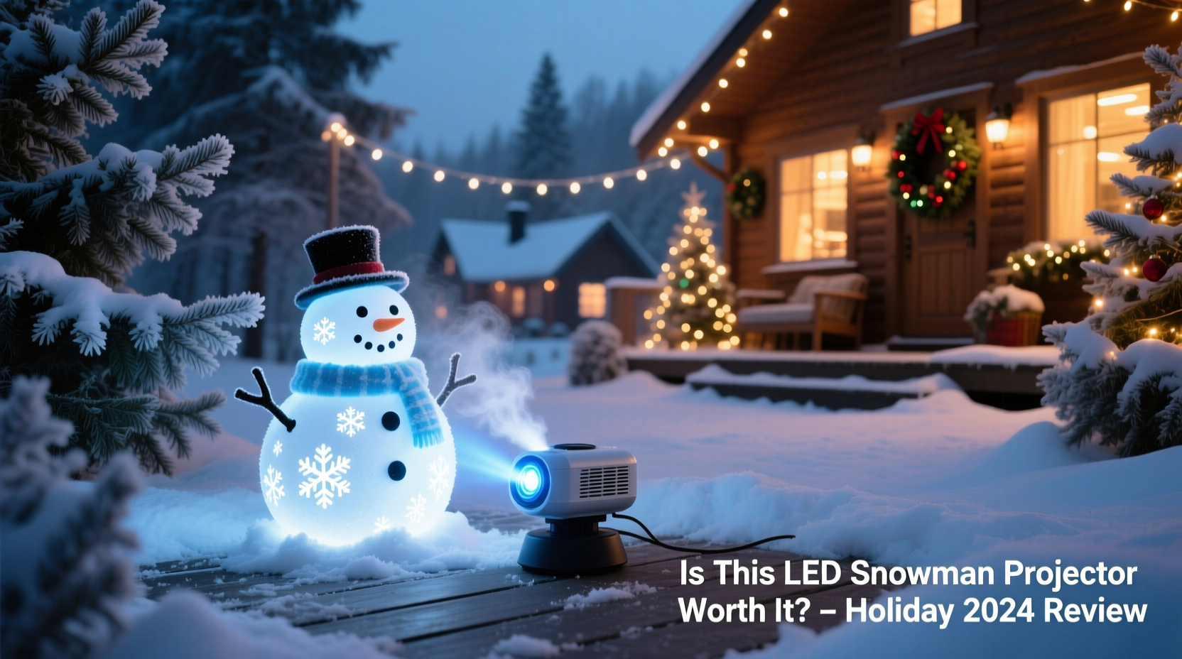 is the led snowman projector worth it for outdoor holiday decor