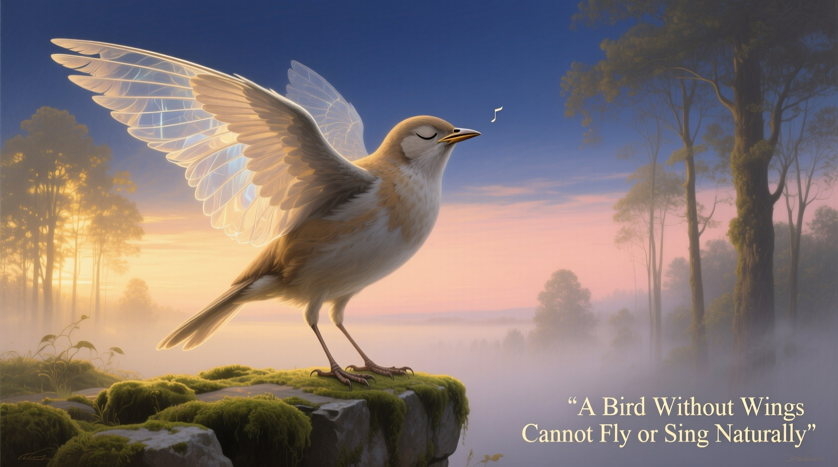 a bird without wings song