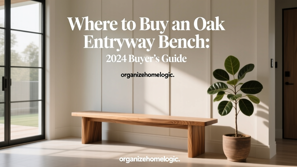 Where to Buy an Oak Entryway Bench: 2024 Buyer’s Guide