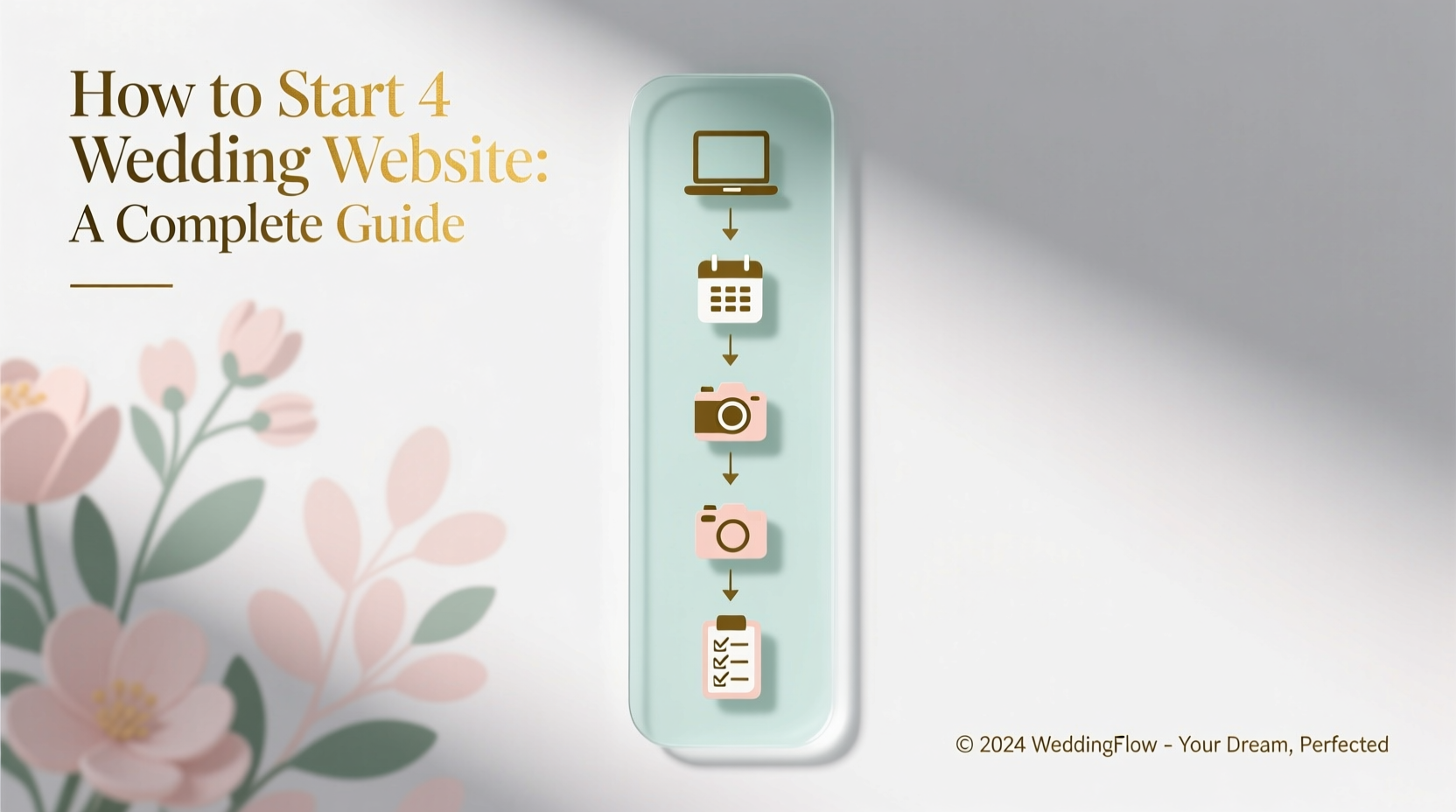 how to start a wedding website