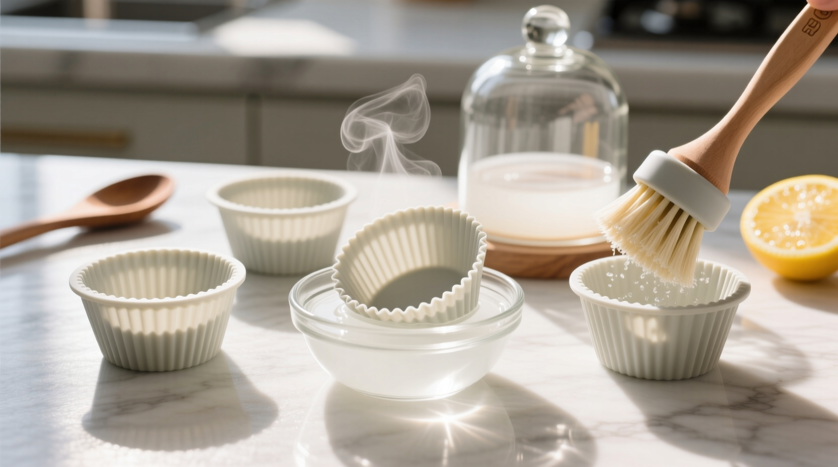 eco friendly cleaning tips for silicone baking cups