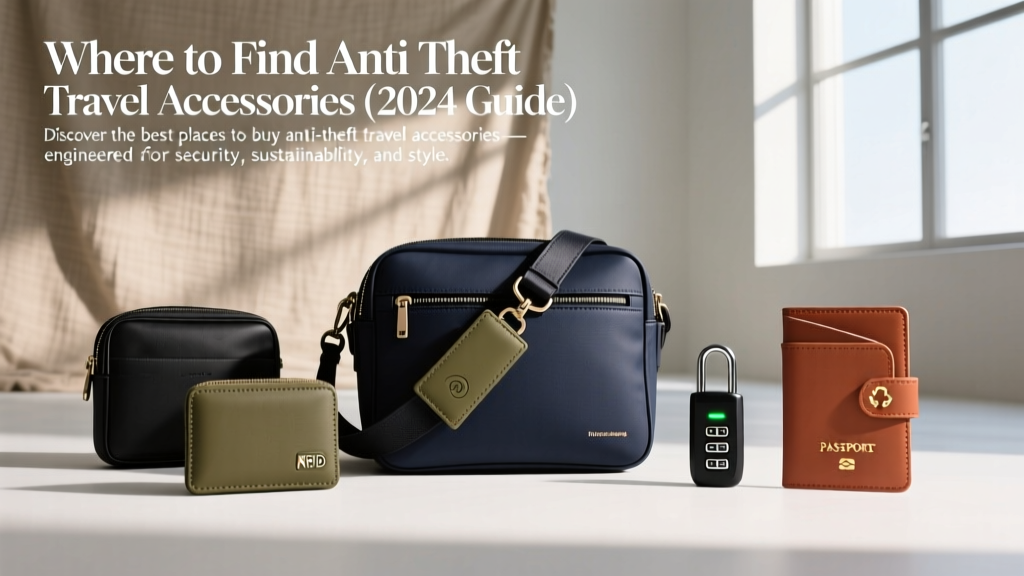 Where to Find Anti Theft Travel Accessories (2024 Guide)