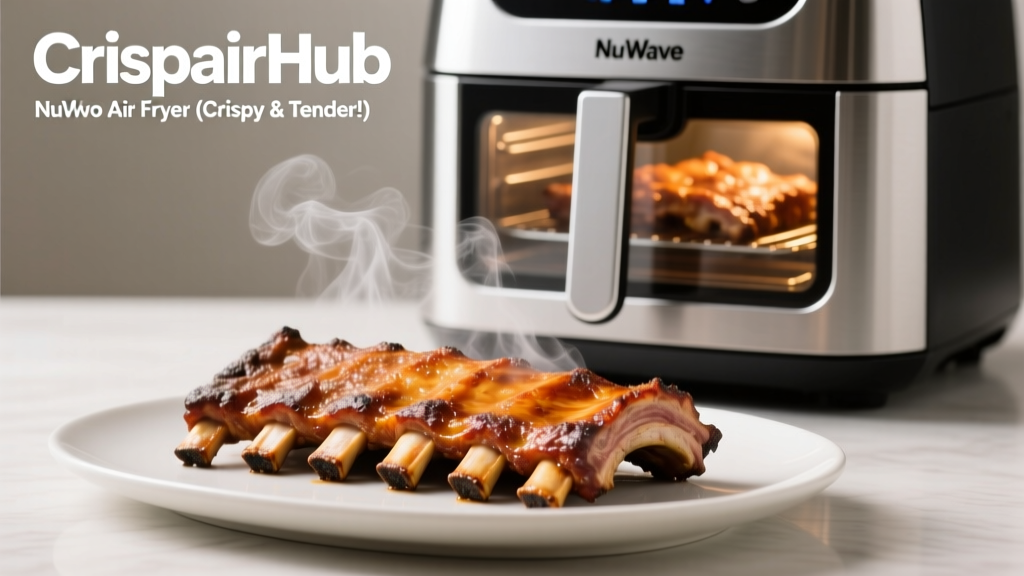 How to Cook Ribs in a NuWave Air Fryer (Crispy & Tender!)