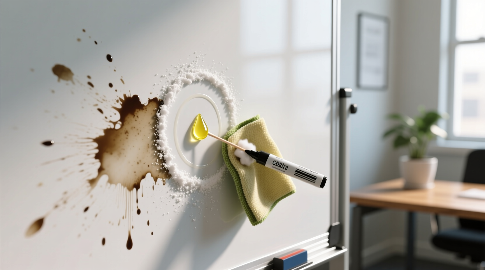 eco friendly cleaning remove permanent marker safely
