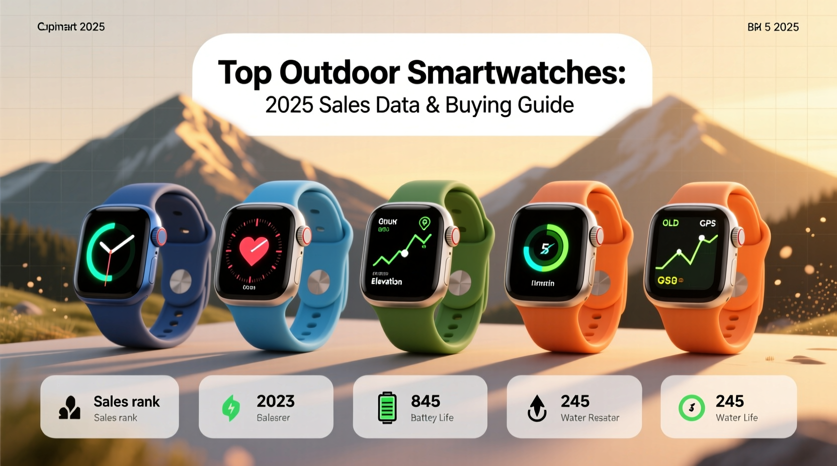 best selling outdoor smartwatches