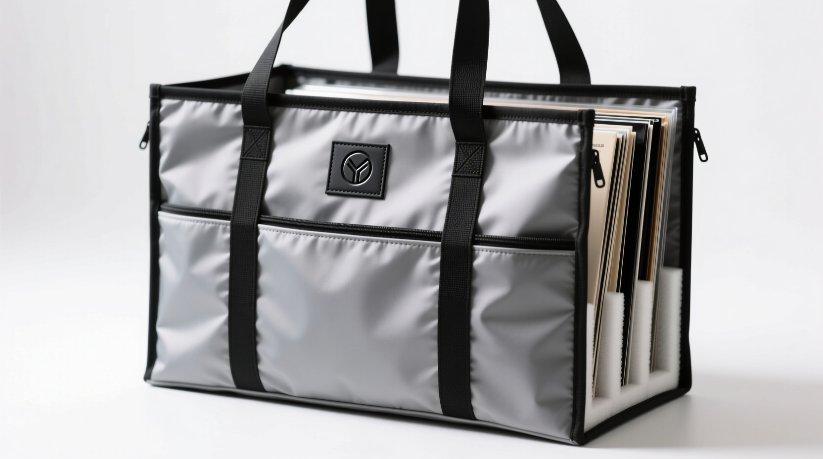 closet organization tips for vinyl tote bags
