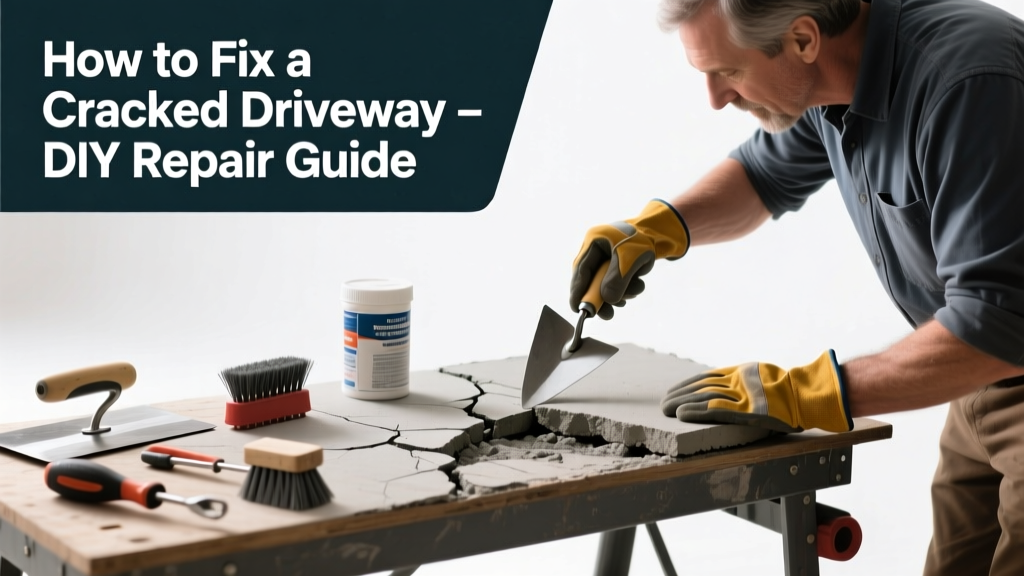 How to Fix a Cracked Driveway: DIY Repair Guide