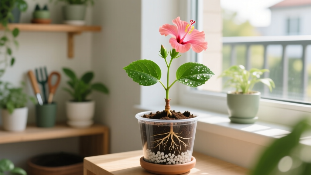 Hibiscus Propagation Soil Mix: 92% Rooting Success