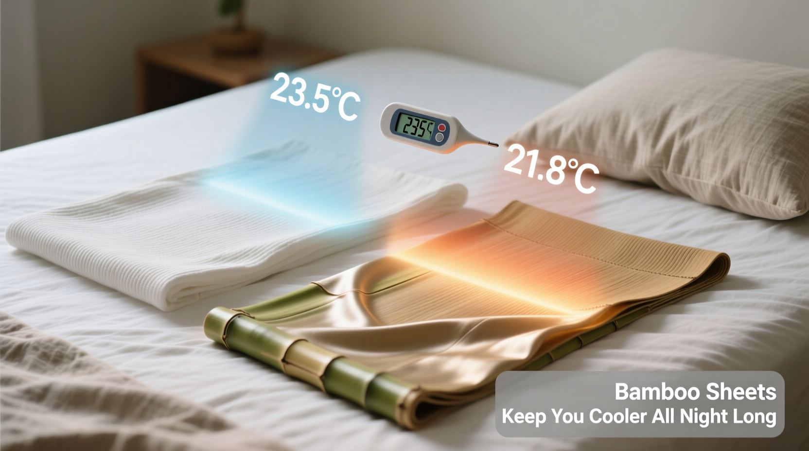 cotton vs bamboo sheets which material keeps you cooler all night long