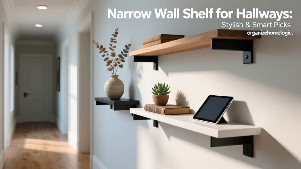 Narrow Wall Shelf for Hallways: Stylish & Smart Picks