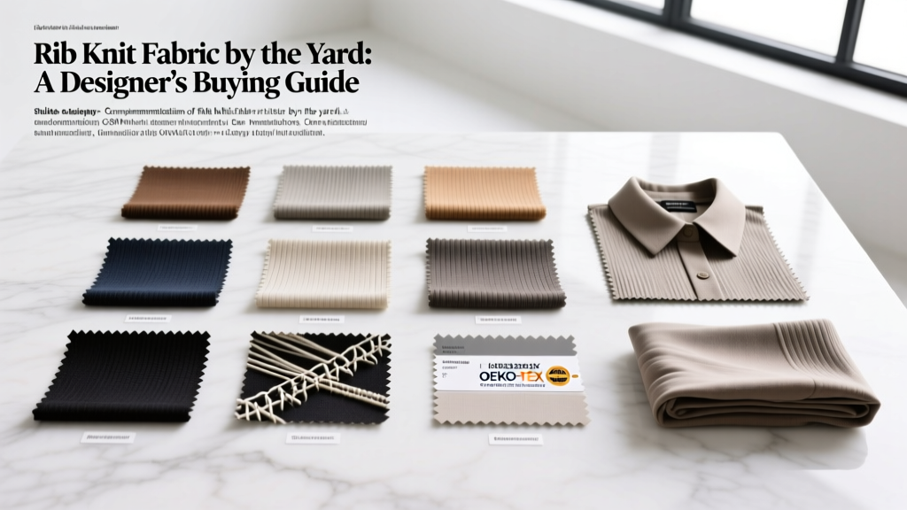 Rib Knit Fabric by the Yard: A Designer’s Buying Guide