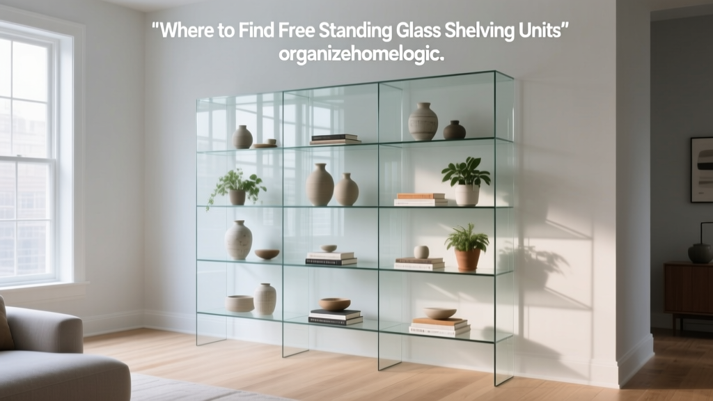 Where to Find Free Standing Glass Shelving Units